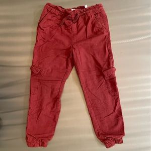 H&M Dark Red Boys Cargo Pants (6)